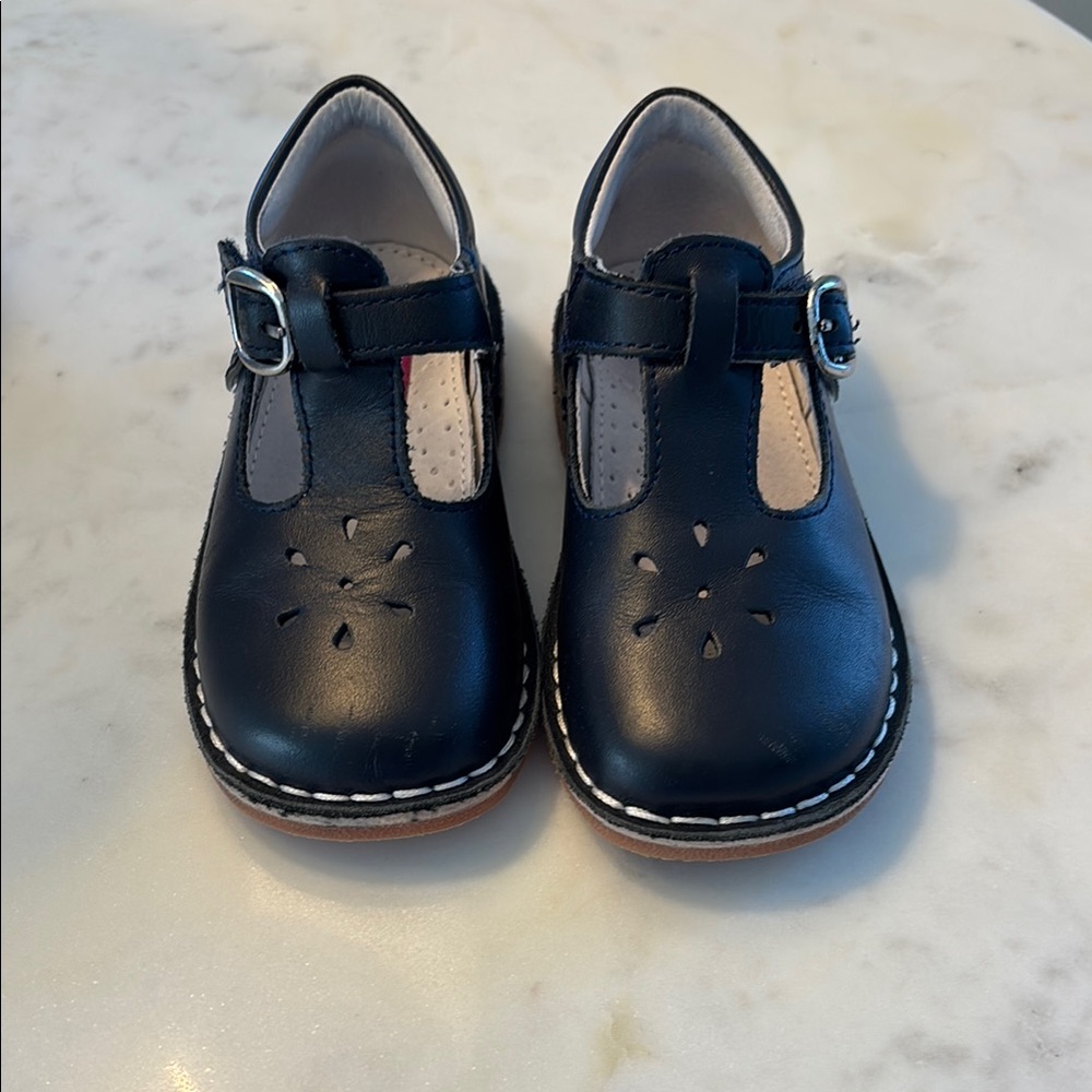 Classic L’Amour Navy Blue Mary Jane Shoes